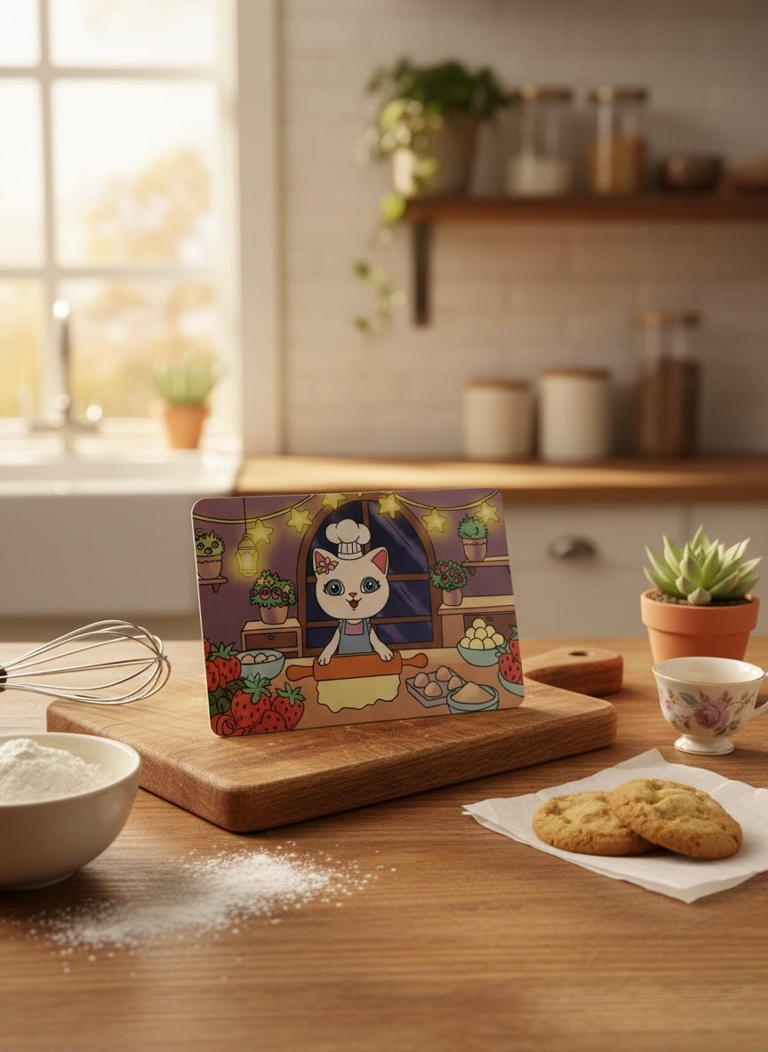 Fancy Cat Bakery - 5 Postcard