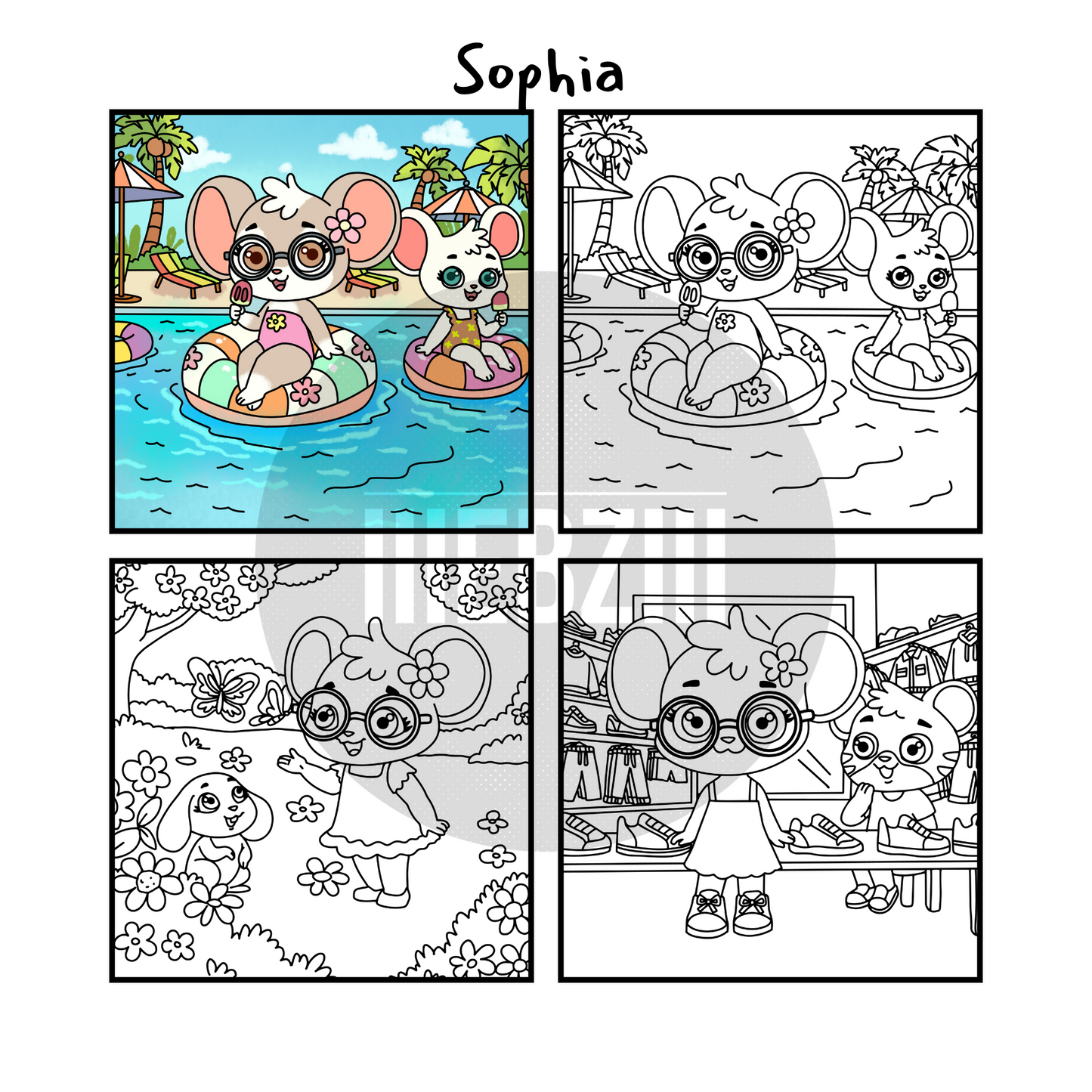 Sophia: Coloring Pages