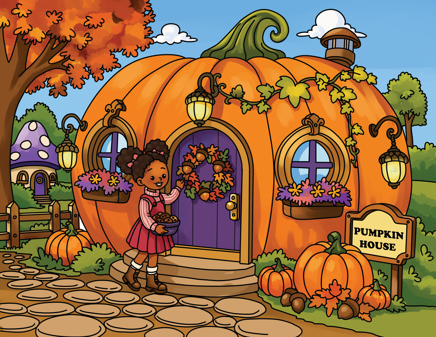 Little Ladies: Fall 26' Coloring Pages