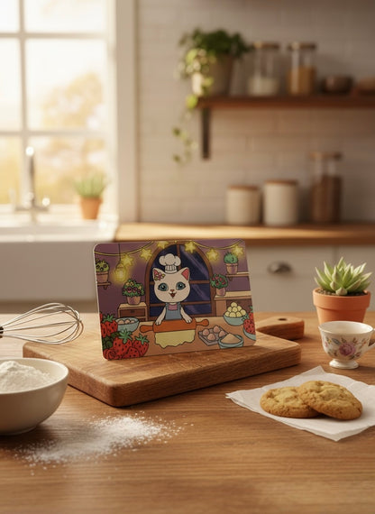 Fancy Cat Bakery - 5 Postcard