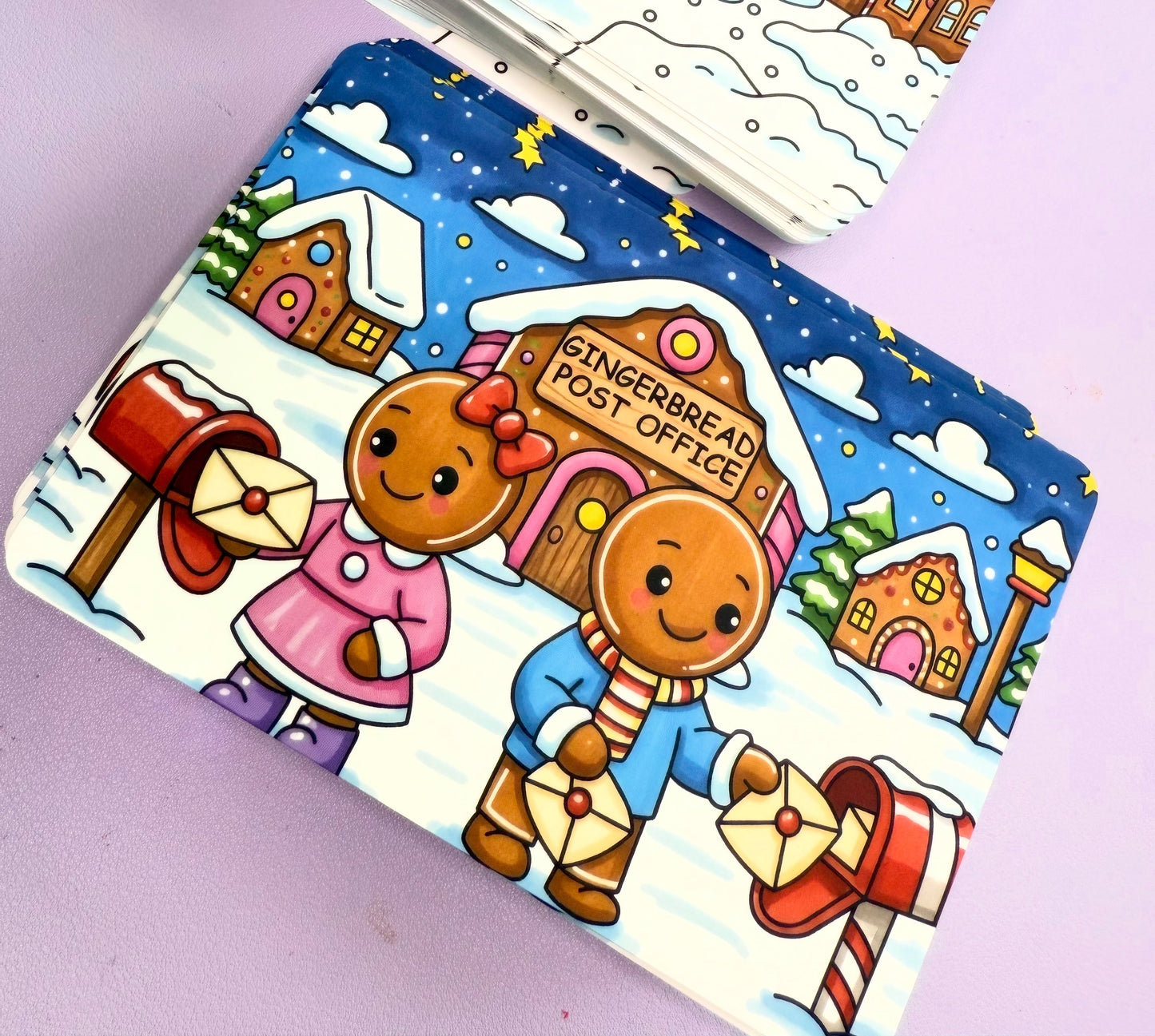 Gingerbread Man Post Office 5 Postcard