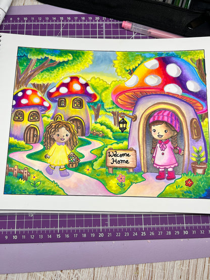 Little Ladies: A Day Well Spent Coloring Book