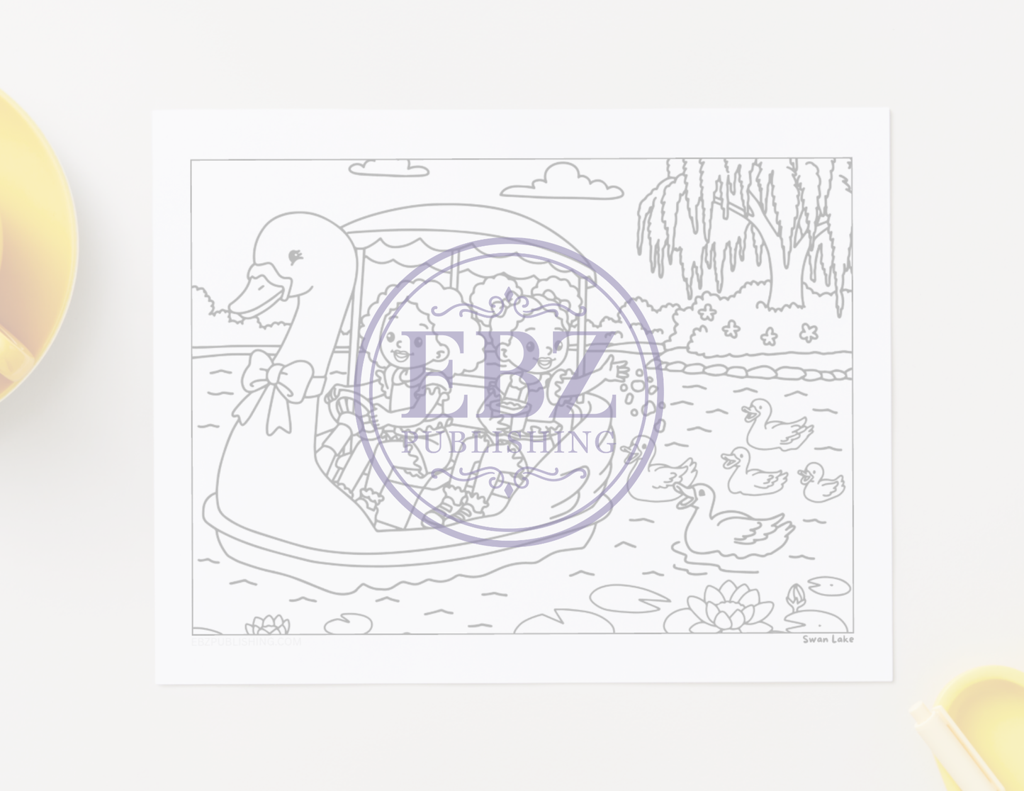Little Ladies: Summer 26' - 5 Coloring pages