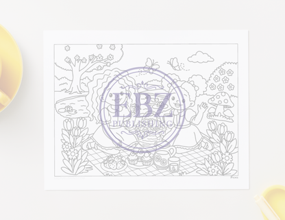 Little Ladies: Summer 26' - 5 Coloring pages