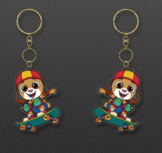 Keychain: Theo Skate board