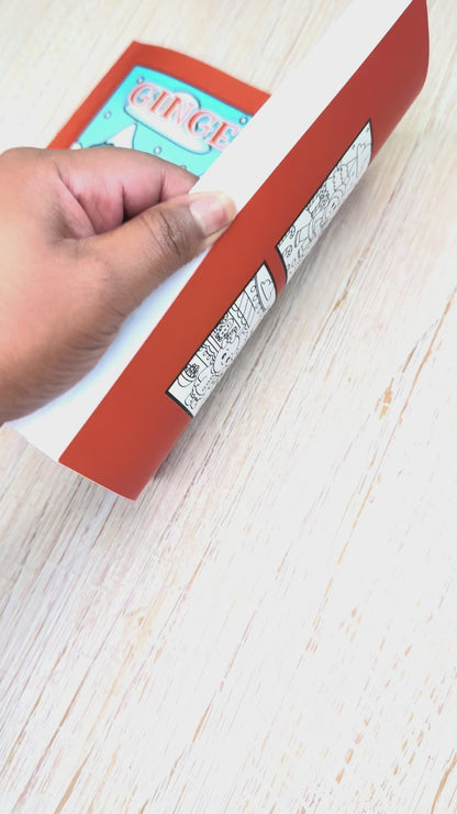 Gingerbread Man Coloring Book Bundle (Card-stock)